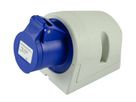 Plastic wall socket CEE 16A/230V, 2P+PE/6h, IP44