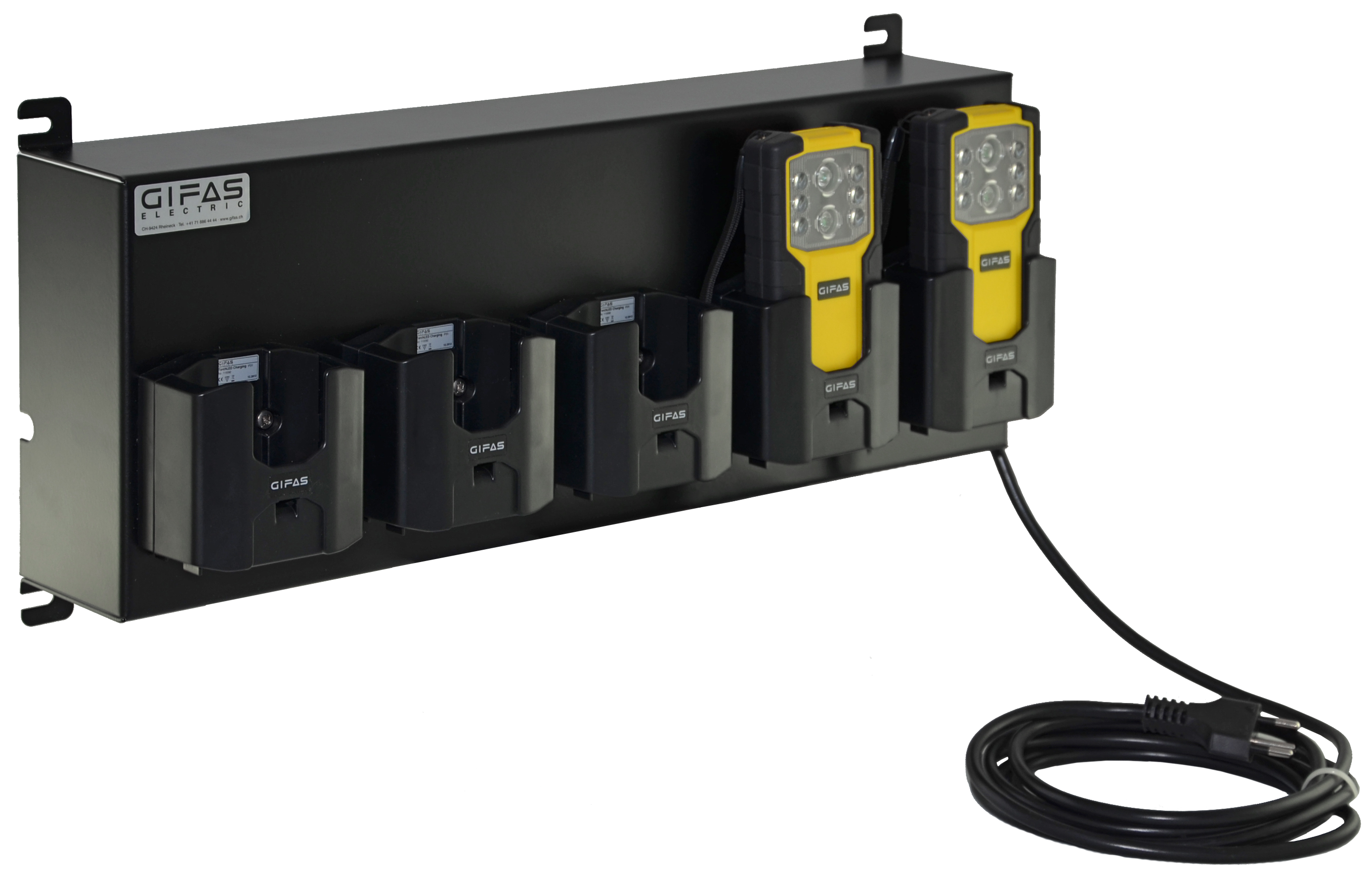 TorchLED wall charging station 5-fold