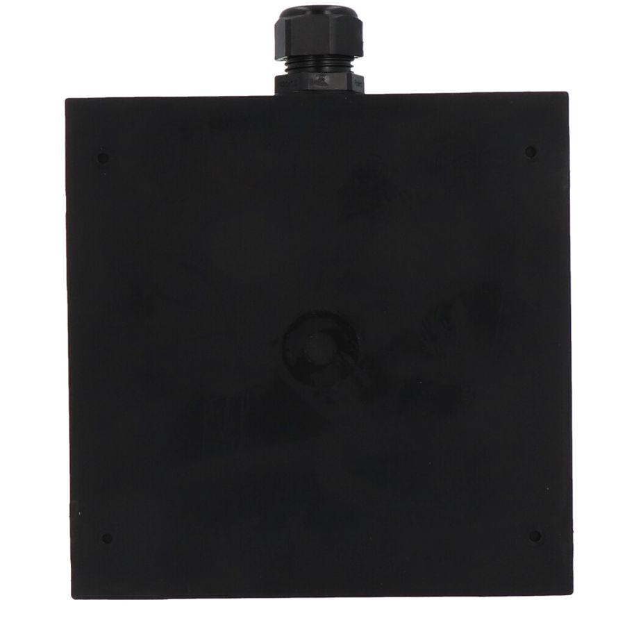 Small hard rubber distributor box type 1616, black