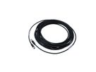 Extension cable 10m, black, with plug,