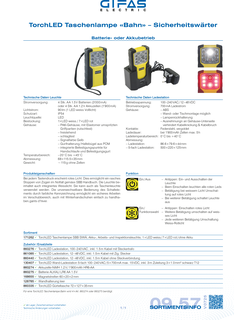 09 57 TorchLED torch light «Railway» – Safety guard
