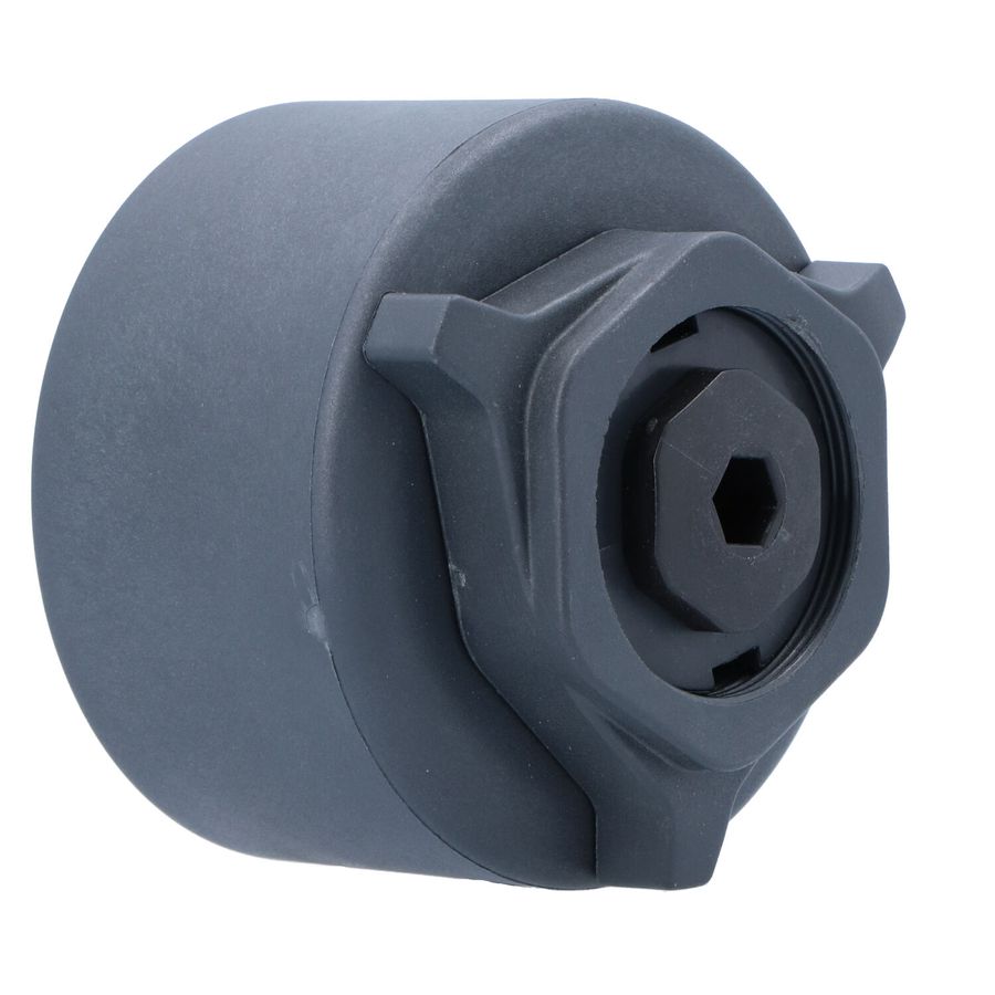 Cover cap with locking crew M20x1.5mm, plastic anthracite