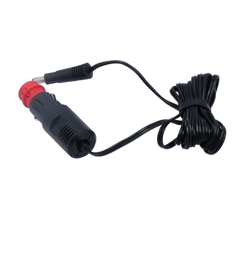 Charger connection cable with cigarette plug