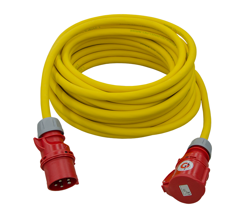 Extension cable PROFLEX, yellow RAL 1021