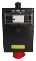 Hartgummiverteiler Typ 3020, schwarz