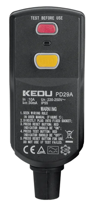 FI safety plug PRCD type 13