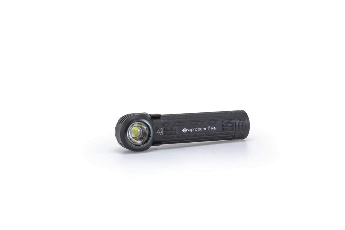 Lampada multifunzione LED Suprabeam M6r1'000lm, IP68, accu Li-Ion 3'000mAh, cavo USB-C, fascia per la testa, base magnetica