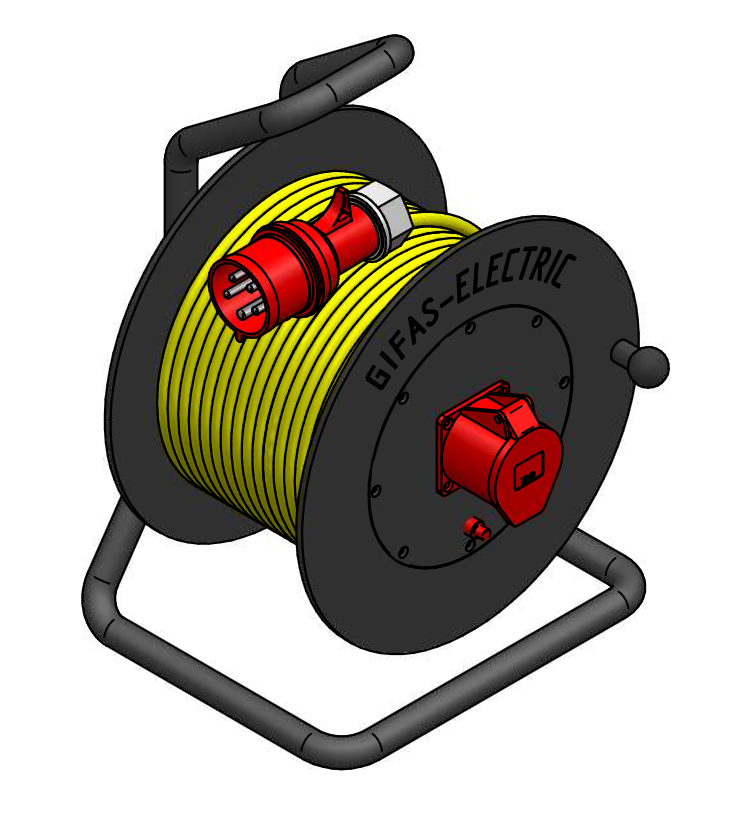 Cable reel hard rubber type 503