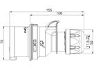 Spina in plastica CEE IP44/IP54