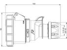 Presa in plastica dura CEE IP44/IP54