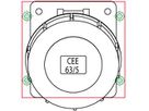 Set di conversione J40 inclinata su CEE63/5 inclinata