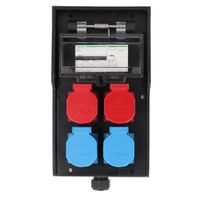 Boîtier de distribution type 7200, noir