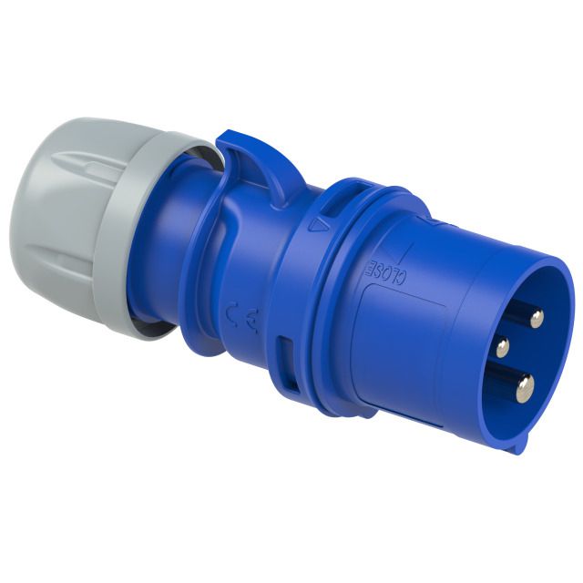 Plastic plug CEE 16A IP44/IP54