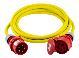 Câble de prolong. GIFAFLEX 10m 5x2,5mm2 jaune