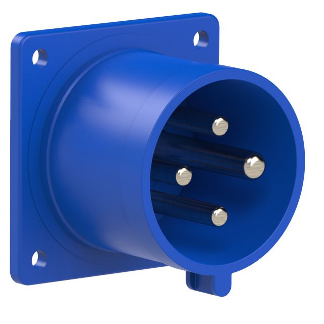 Einbau-Gerätestecker Kunststoff CEE IP44