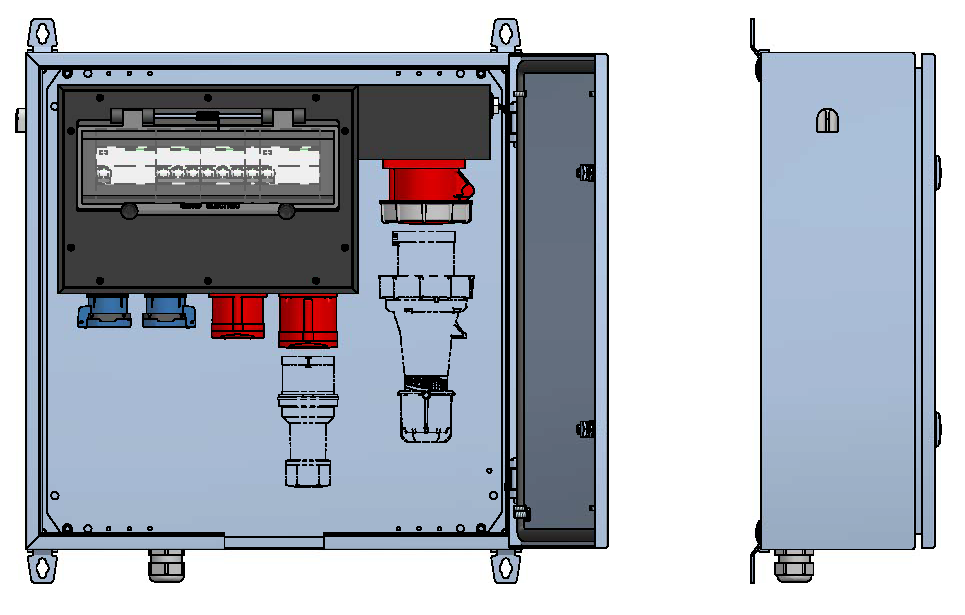 AP-Stromverteilung V2A,