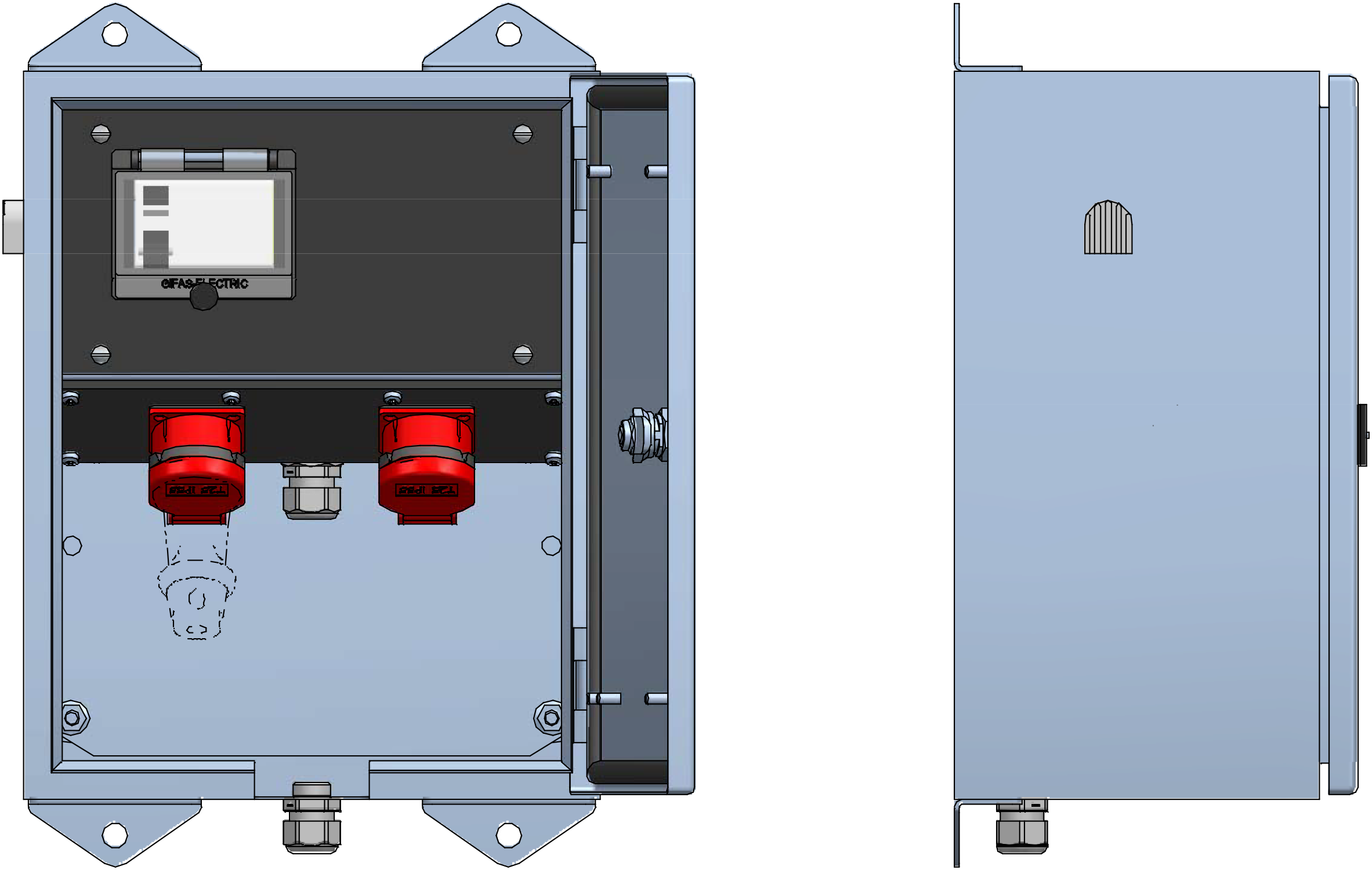 AP-Stromverteilung V2A, 16A