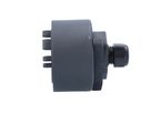 Cover cap with cable gland M20x1.5mm, plastic anthracite