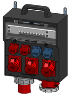 Boîtier de distribution type 7700, noir
