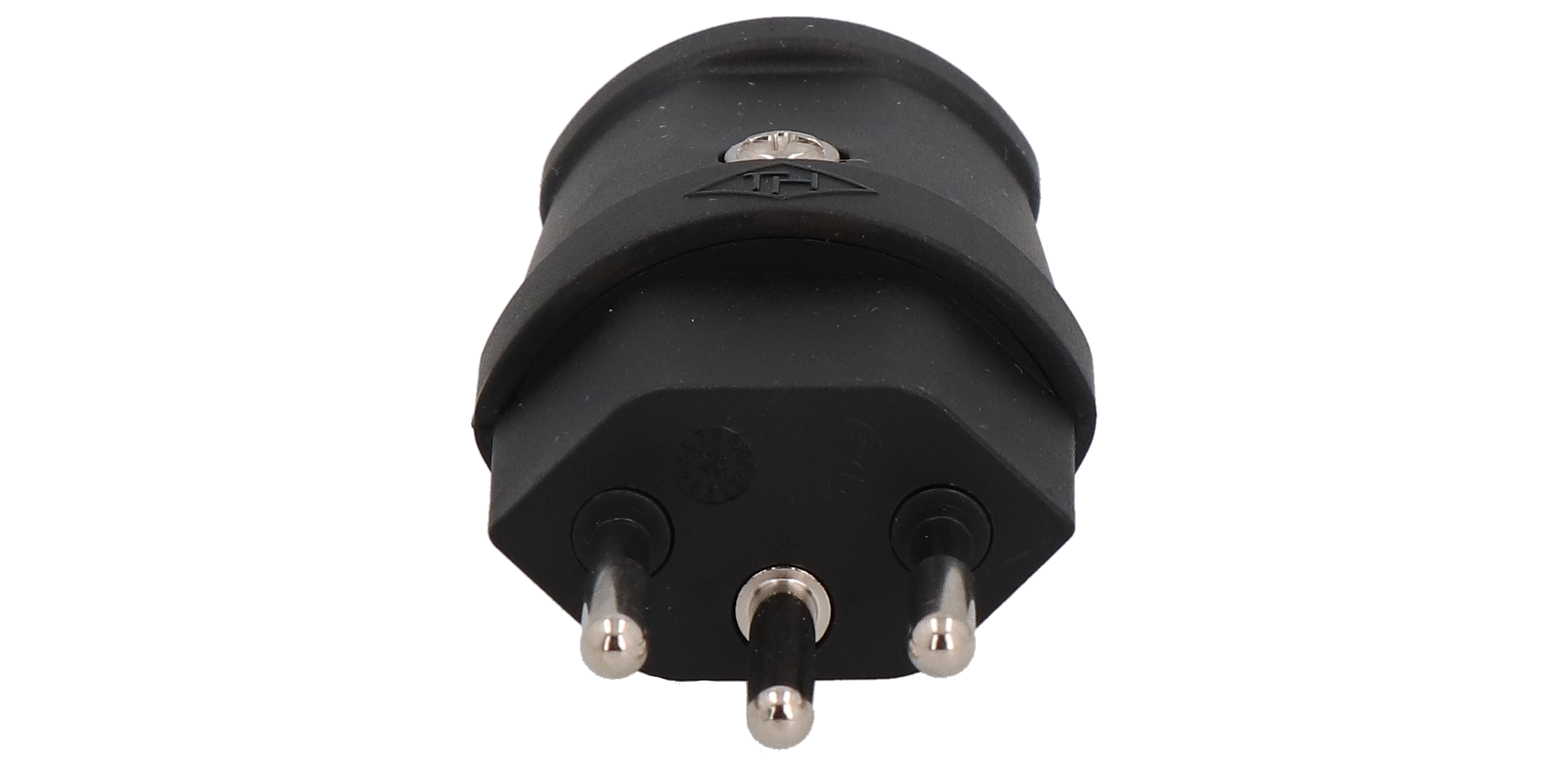 Plug type 12 TH strong IP20230V/10A/P+N+PE black