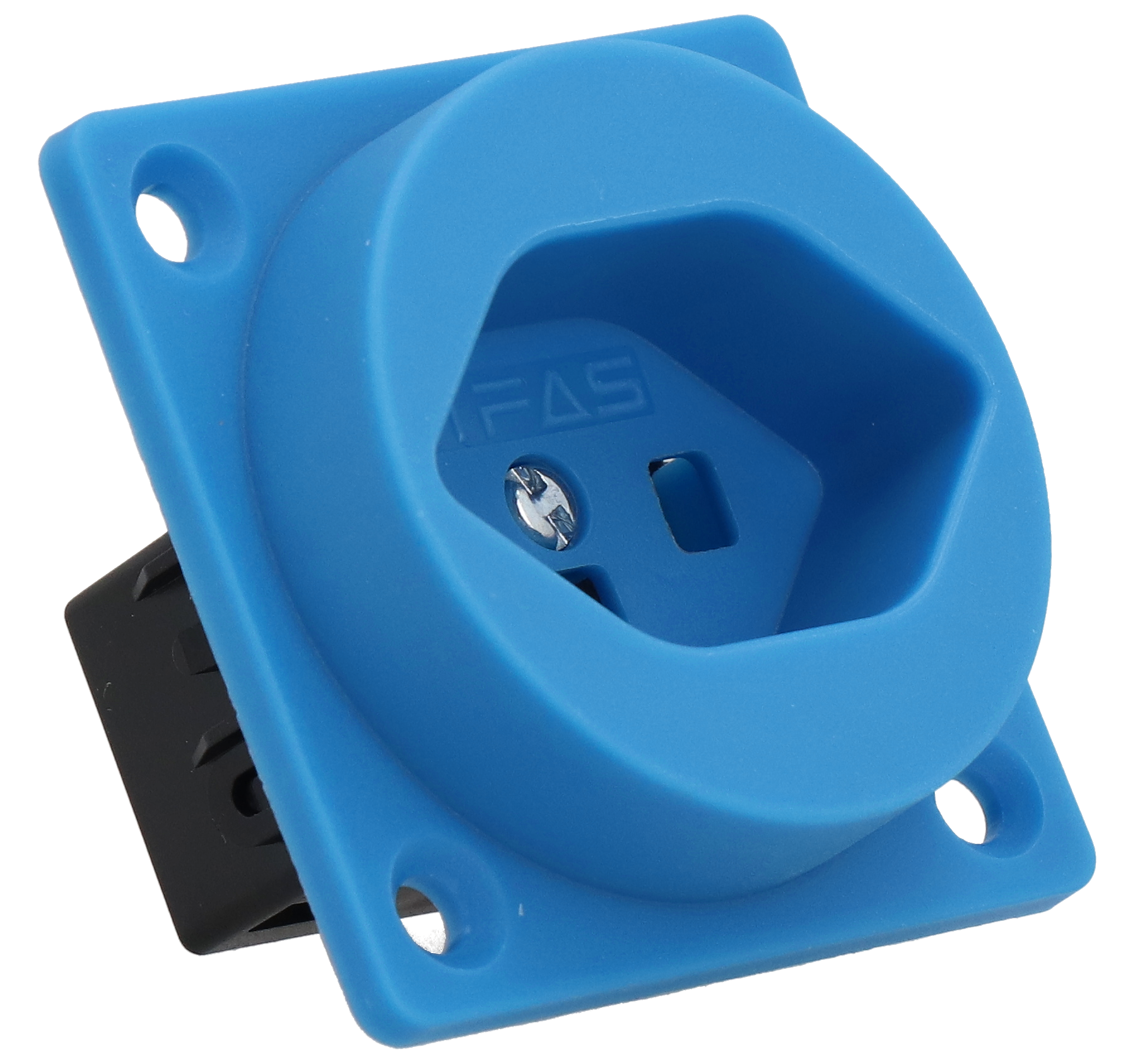 Built-in socket type 23 IP20 blue without lid