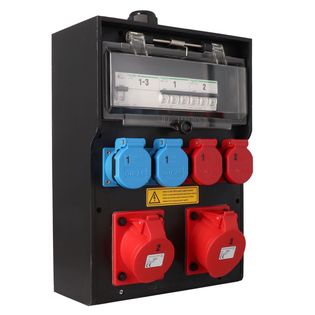 Quadro elettrico in gomma tipo 7400 nero