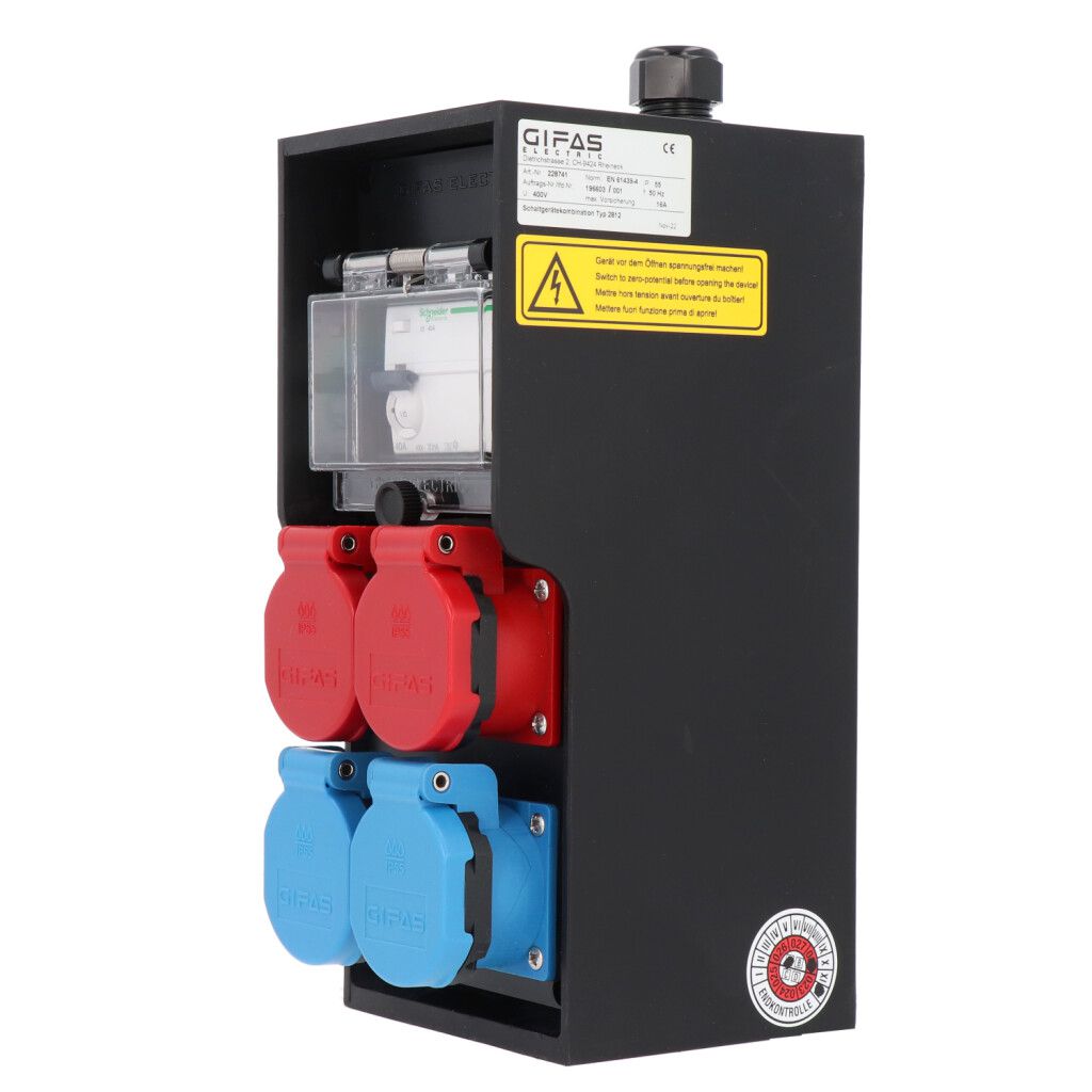 Small hard rubber distributor box type 2812, black