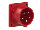 Plastic built-in plug CEE 16A/400V, 3P+N+PE/6h, IP44