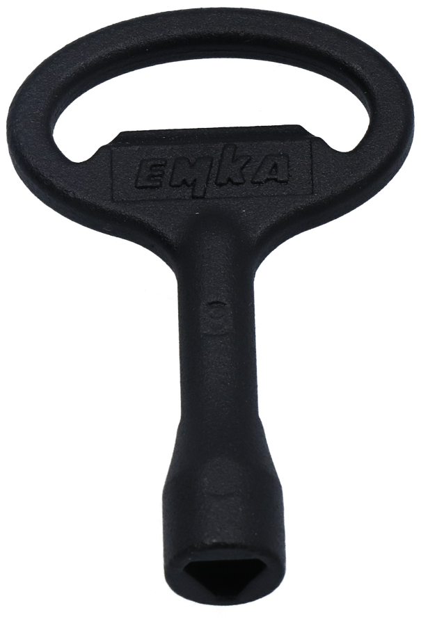 Triangle lock key 8mm, black