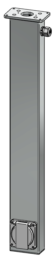 Pilier d'énergie ES 100, aluminium anodisé