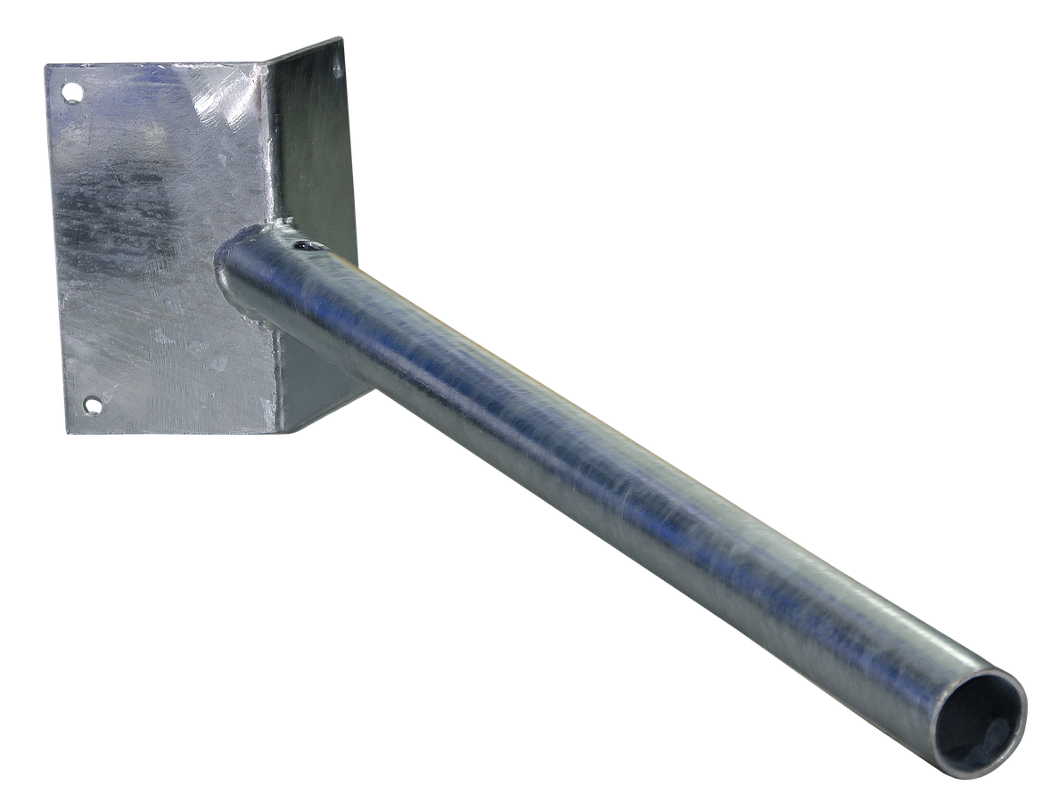 Galvanised corner boom, for 60 mm diam.,