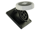 Plastic built-in socket CEE 16A/500V, 3P+PE/7h, IP67,