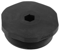 Vis de fermeture noire pour M40x1,5