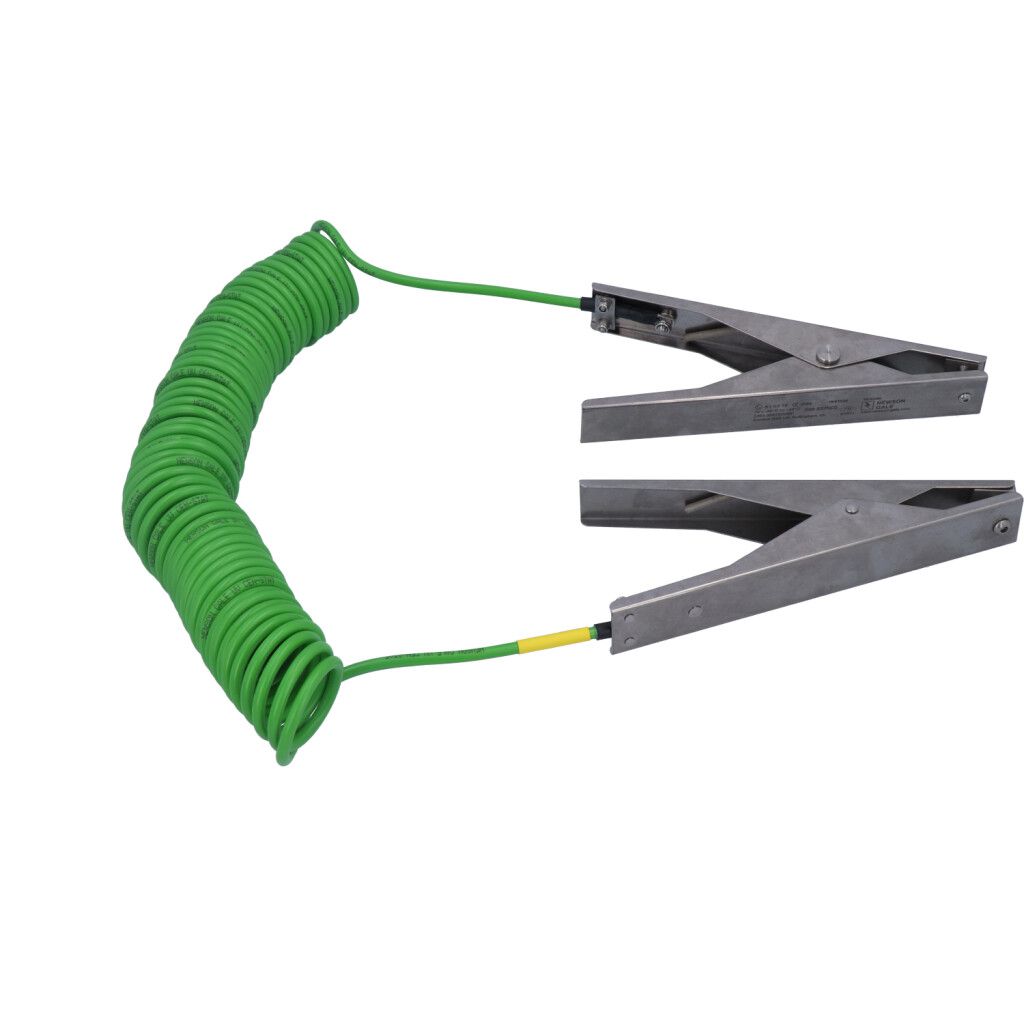 Two single-pole heavy-duty stainless steel earthing