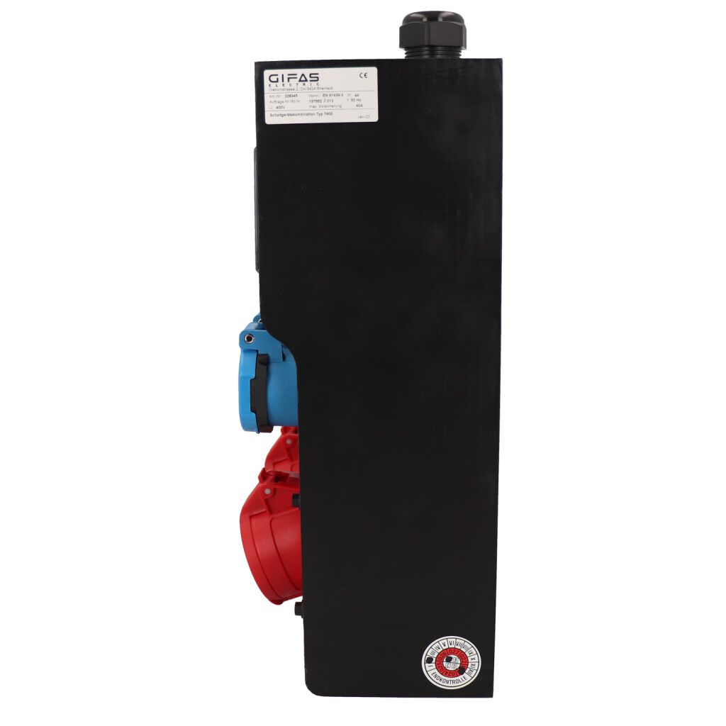 Hartgummiverteiler Typ 7400, schwarz