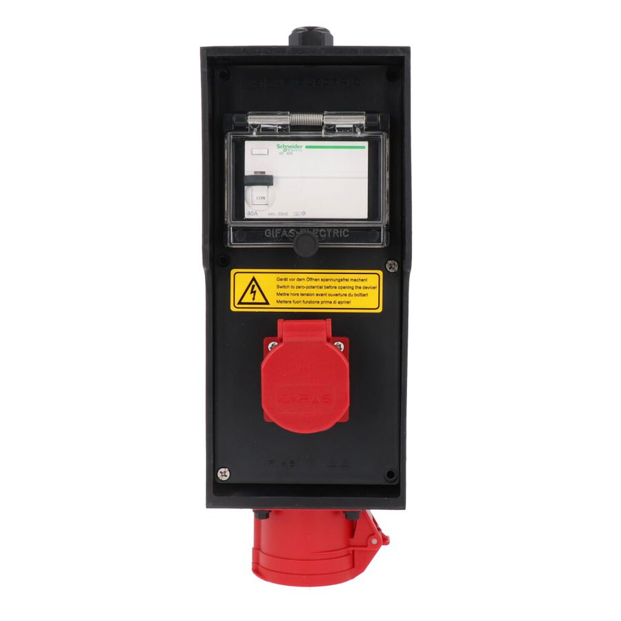 Small hard rubber distributor box type 2812, black