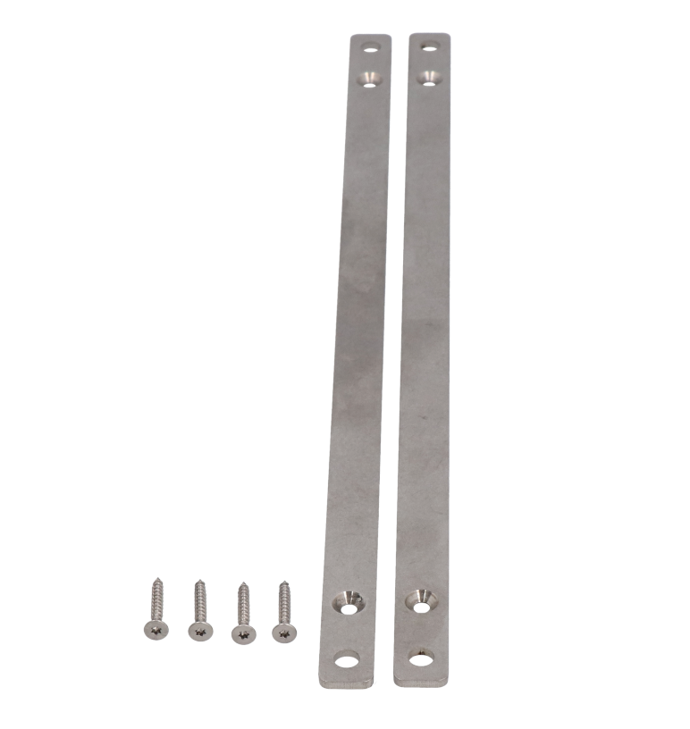 Set di linguette di montaggio V2A per distributore tipo 1400, viti incluse