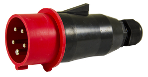 Solid rubber plug CEE 16A/400V,