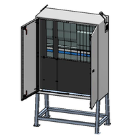 Quadro di distribuzione in lamiera d'acciaio da 630A su supporto