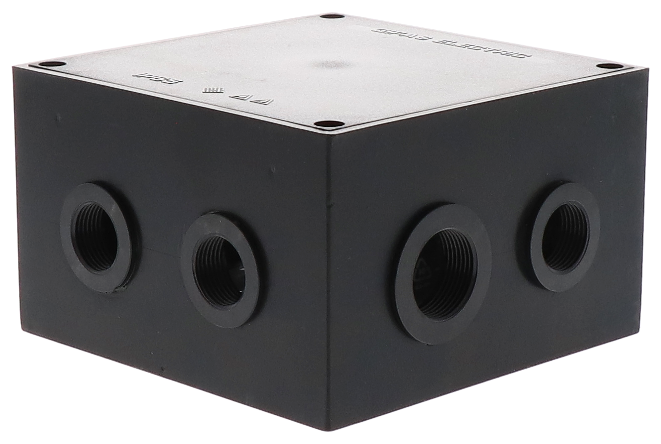 Boîte de dérivation en butyl-caoutchouc type 1212 noire