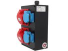 Small hard rubber distributor box type 2516, black