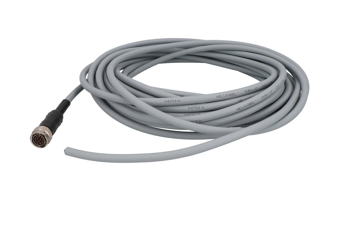 Connection cable with connector 12x1.5 mm² PUR,