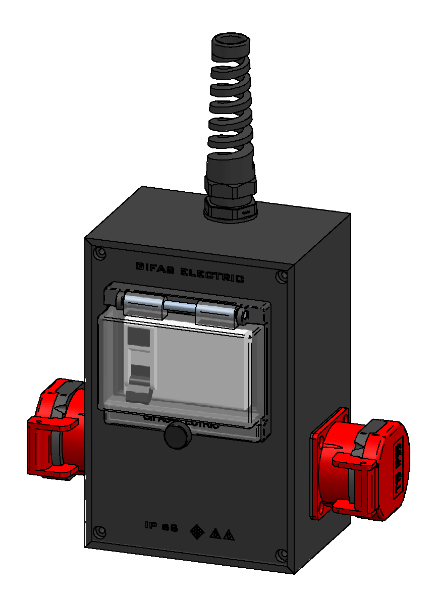 Quadretto elettrico portatile tipo 1812