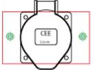 Umbauset J25 Alu auf CEE32/5 gerade -