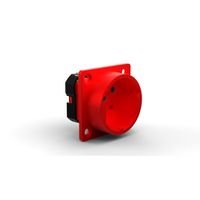 Presa da incasso tipo 15 IP20 rosso senza coperchio