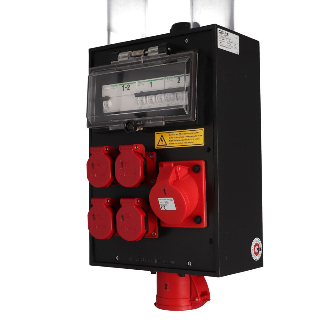 Quadro elettrico in gomma dura tipo 3800, nero