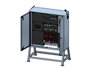 Armoire de chantier 250A, acier inox V2A