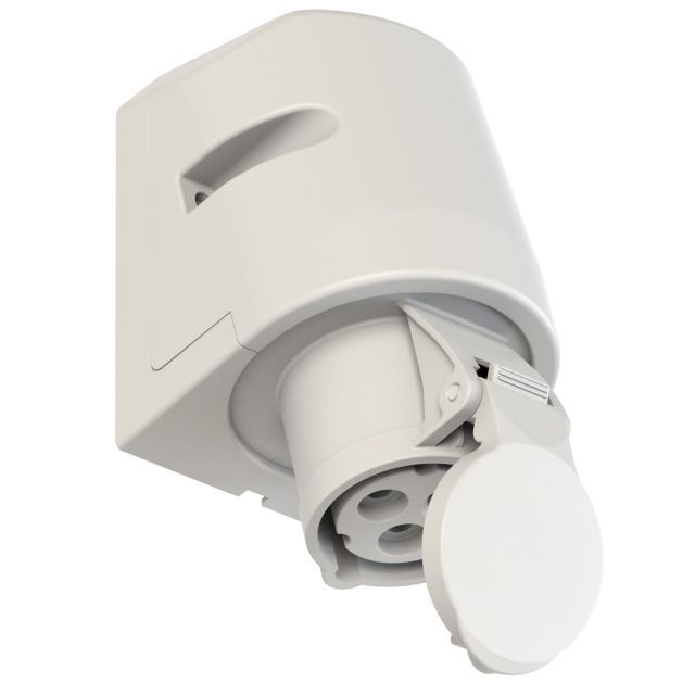 Plastic wall socket CEE IP44
