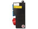 Hartgummiverteiler Typ 7250, schwarz