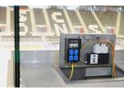 Unterflurverteiler aus Edelstahl in der ZSC Arena Zürich – GIFAS Campetto System für sichere Strom- und Datenversorgung im Innenbereich
